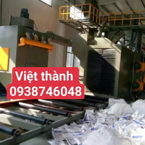 máy phun bi làm sạch dầm H