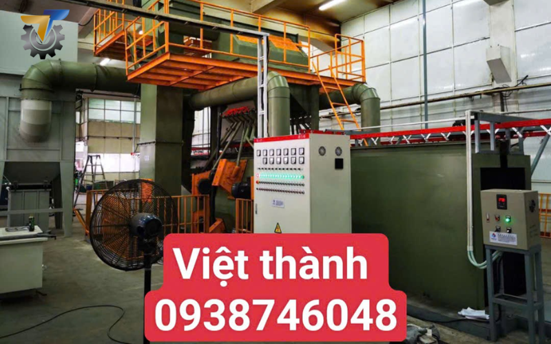 nguyên lý hoạt động của máy phun bi dầm H 