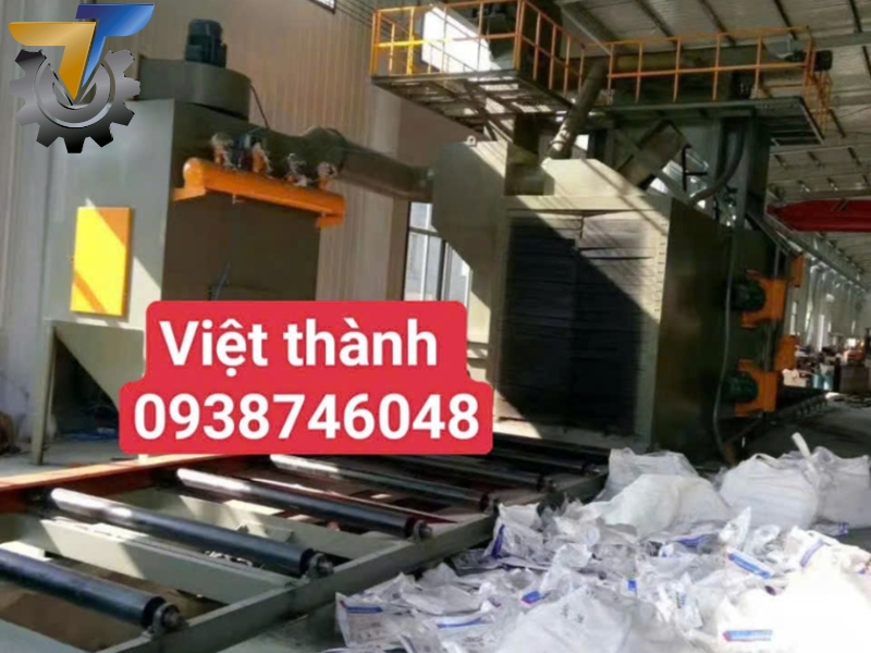 So sánh máy phun bi dầm H và máy phun bi kết cấu thép