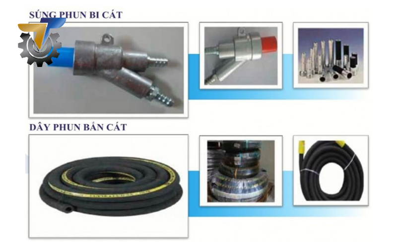 linh kiện súng phun cát chất lượng cao 