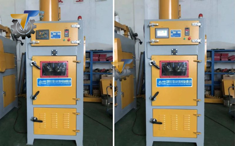 máy phun bi công nghiệp làm sạch bề mặt kim loại