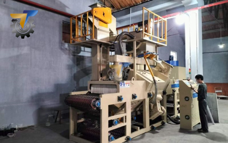 máy phun bi làm sạch chi tiết nhỏ