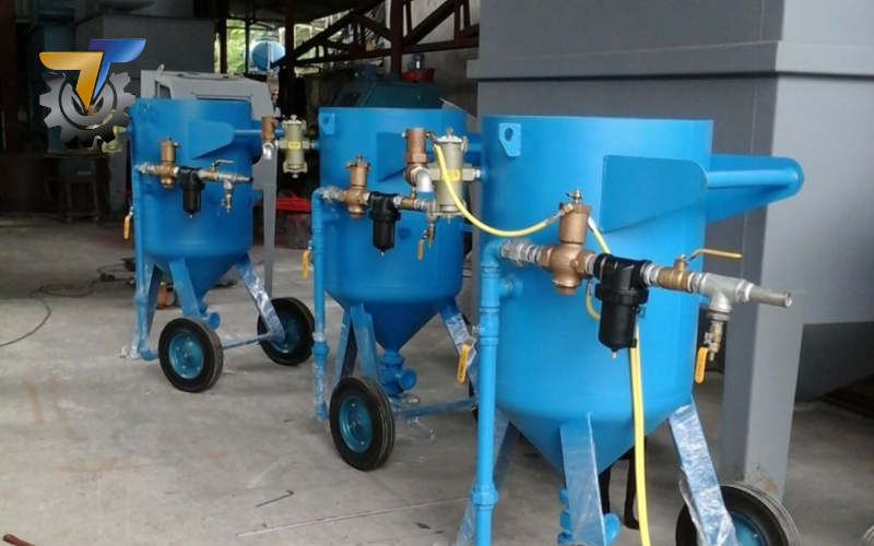 sửa máy phun cát giá rẻ HCM 