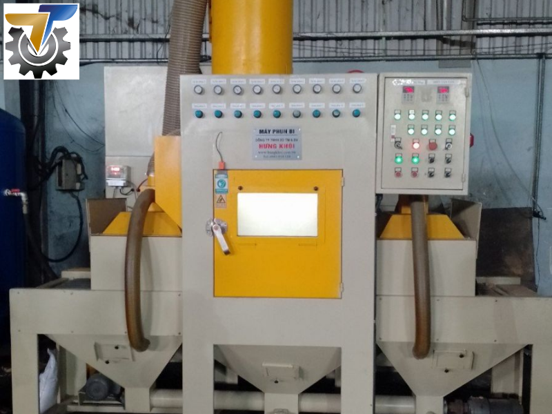 Chi tiết thông số kỹ thuật máy phun cát tiêu chuẩn