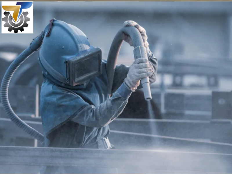 Tổng hợp 5 ứng dụng máy phun cát trong gia công cơ khí