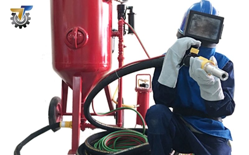 bán máy phun cát tại HCM