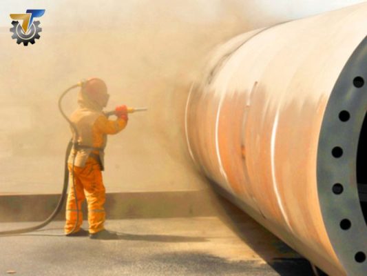 sửa buồng phun cát