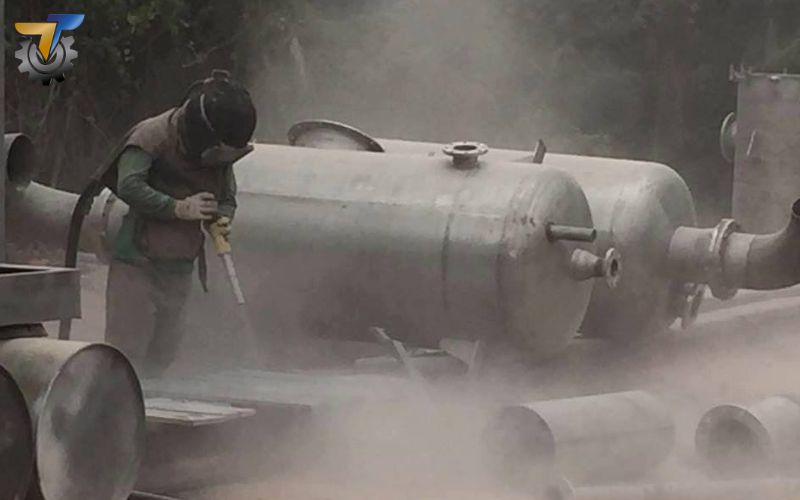 tiêu chuẩn máy phun cát công nghiệp