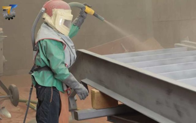 Tiêu chuẩn phun cát trên bề mặt thép