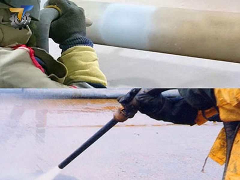 chi phí xử lý bề mặt bằng phun cát