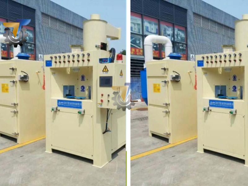 nên chọn máy phun cát thủ công hay tự động