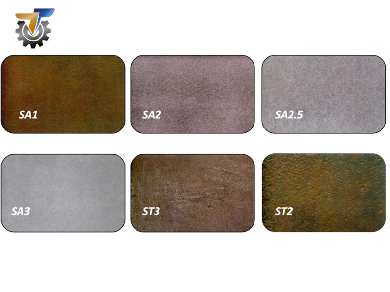 tiêu chuẩn sa 2.5 trong làm sạch thép