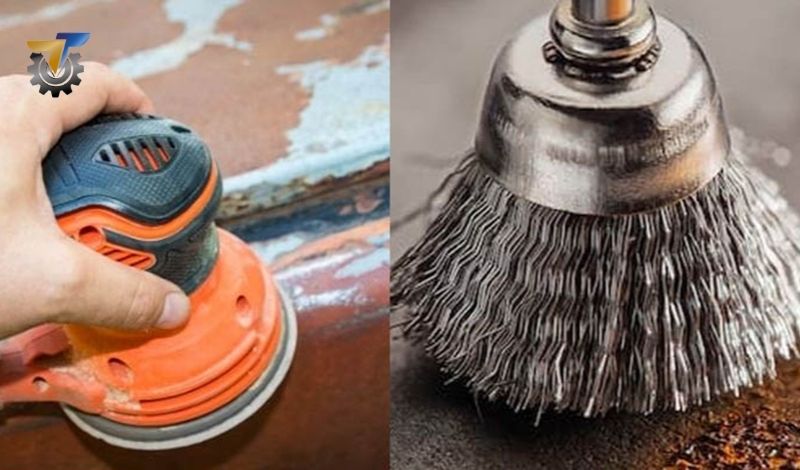 xử lý rỉ sét trên kết cấu thép ngoài trời